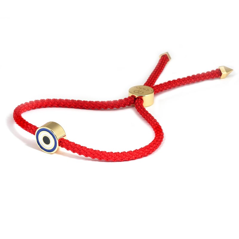 Obidos Evil Eye Bracelets Red String Kabbalah Protection Handmade Adjustable Bracelet For Women Men (Red) - Image 3