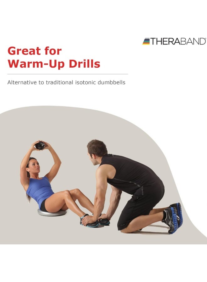 TheraBand Soft Weight Ball – 0.5kg Non-Slip PVC Toning Ball for Pilates & Functional Training - Image 3