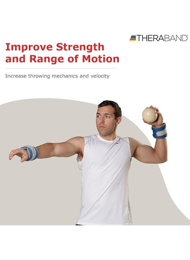 TheraBand Soft Weight Ball – 0.5kg Non-Slip PVC Toning Ball for Pilates & Functional Training - Image 5