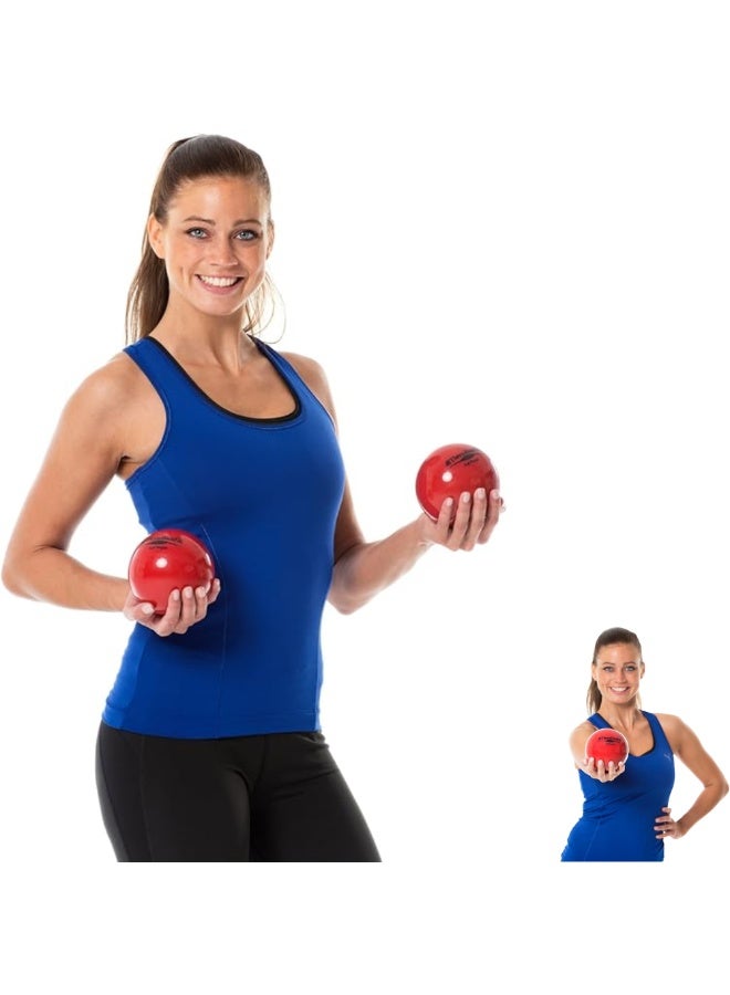 TheraBand Soft Weight Ball – 0.5kg Non-Slip PVC Toning Ball for Pilates & Functional Training - Image 4