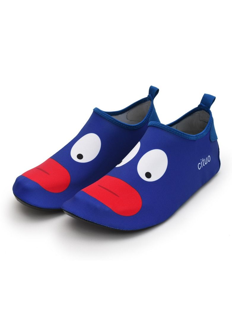 Loquat Children's Beach Shoes, Swimming Shoes, Skin Friendly Shoes Blue Bean Eyes - Image 1