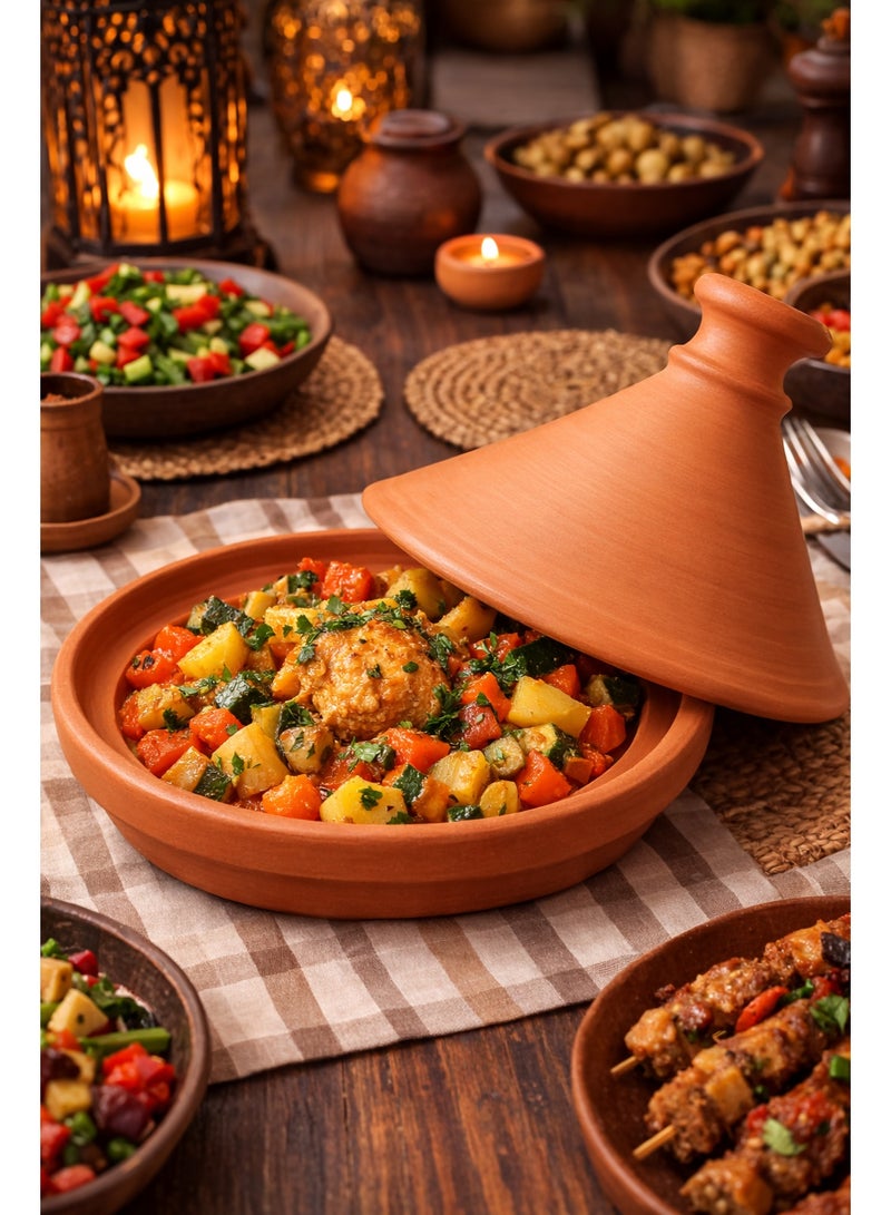 earthenware casserole with lid