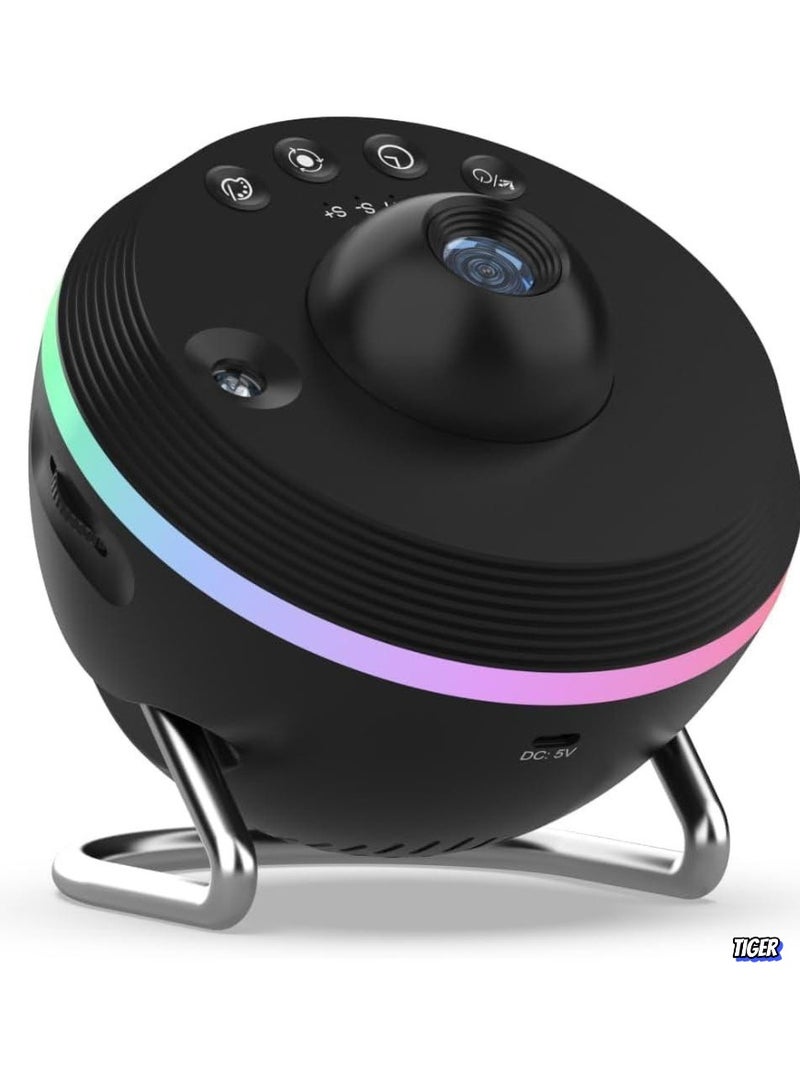 TIGER Galaxy Projector | 13-in-1 Planetarium Star Projector | Solar System Projector for Kids Bedroom Ceiling Decor | Starry Sky Night Light with Timer & RGB Effects – Ideal for Relaxation and Sleep - Image 1