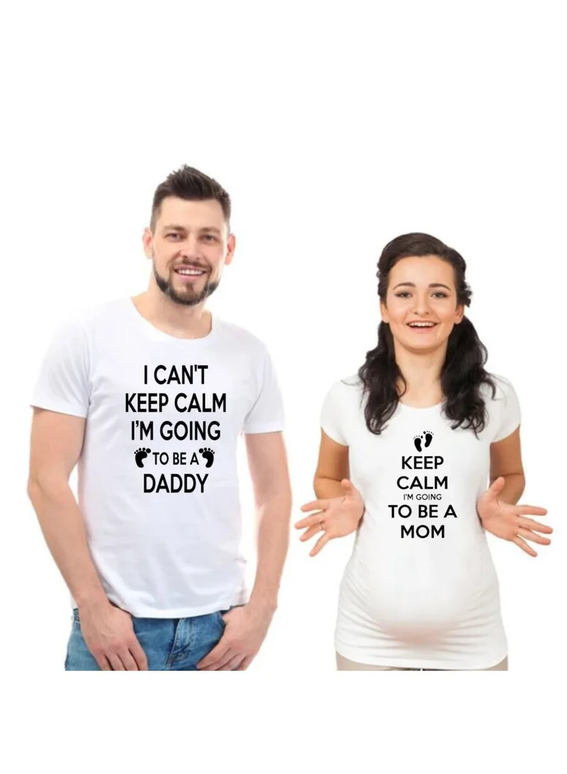 Matching Family Outfits Pregnancy Announcement T-Shirts - I’m Going To Be A Daddy/Mommy