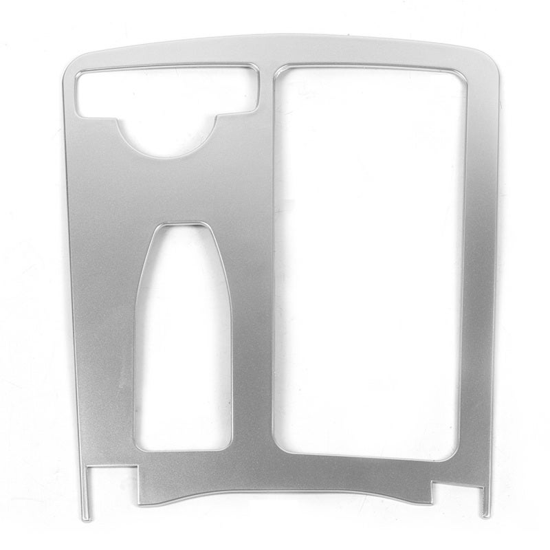 Center Console Cup Holder Bezel Trim 2046800307 Silver For Benz C-Class W204 2007-2014 - Wear Resistant ABS Console Protection Decorative Effect - Image 1