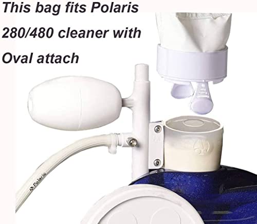 UCEDER Spa Part Nylon Mesh Pool Cleaner All Purpose Bag - Fits Polaris 280, 480 Cleaner - Zippered K13 K16 (2) - Image 2