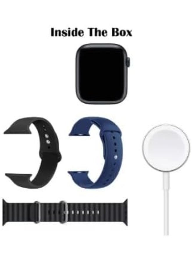 modio Super Mini Ladies Special Smart Watch With Three Set Strap With Wireless Charging  - Image 3
