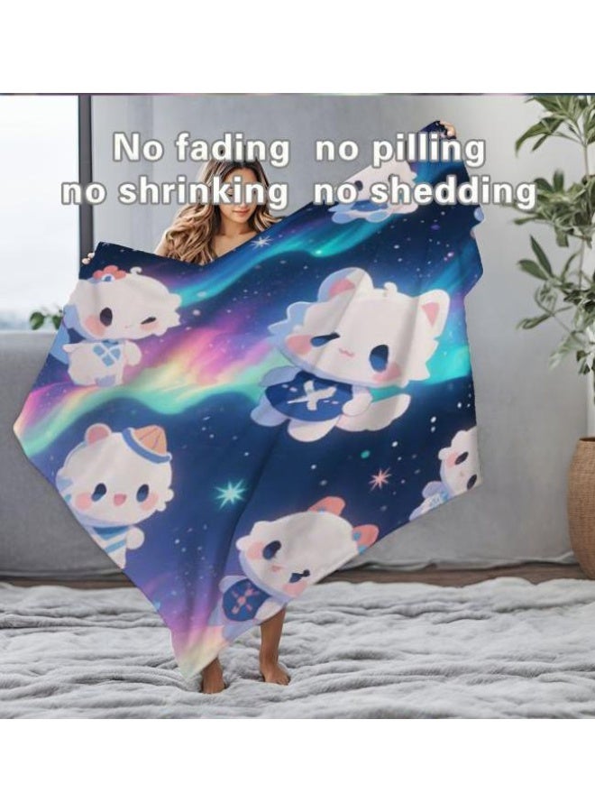 general Baby and children's cartoon flannel thin blanket (warm and comfortable, suitable for sleep, game use) 70cm*100cm - Image 4