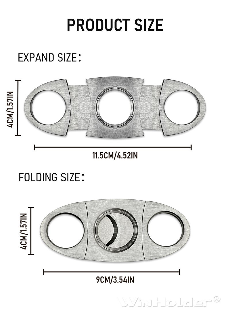 WinHolder Multifunctional Stainless Steel Pocket Cutter Silver  - Image 2