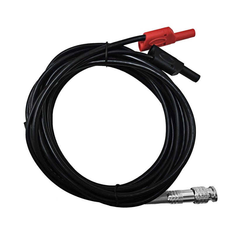 Hantek BNC Cable Test Leads HT30A 3M Heavy Duty Auto Test Line BNC to Banana Head Adapter Cable Input Resistance - Image 1