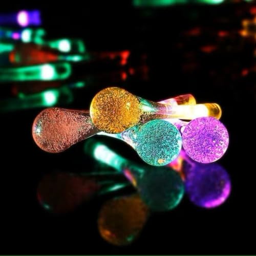 KHIZAR LED String Lights for Bedroom Decor – Decorative Fairy Lights for Kids Room, Girls Room & Home Decoration, Fairy Lights for Ramadan, Eid, Wedding, Party & Indoor Room Decor (Water Drop 14) - Image 2