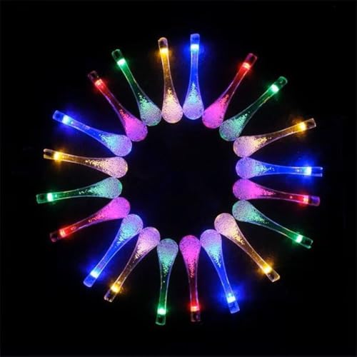 KHIZAR LED String Lights for Bedroom Decor – Decorative Fairy Lights for Kids Room, Girls Room & Home Decoration, Fairy Lights for Ramadan, Eid, Wedding, Party & Indoor Room Decor (Water Drop 14) - Image 3