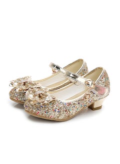 Generic Girls high heels princess shoes new children's performance shoes girls crystal shoes  - Image 1