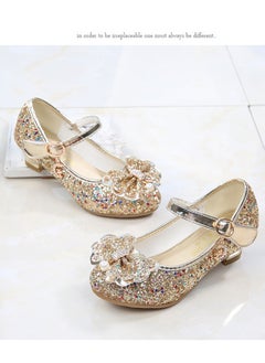 Generic Girls high heels princess shoes new children's performance shoes girls crystal shoes  - Image 3