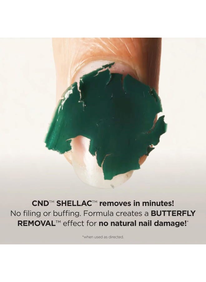 CND Shellac Gel Nail Polish, Long-lasting Nail Paint Color with Curve-hugging Brush, 121 Hot pop pink, 0.25 fl oz - Image 5