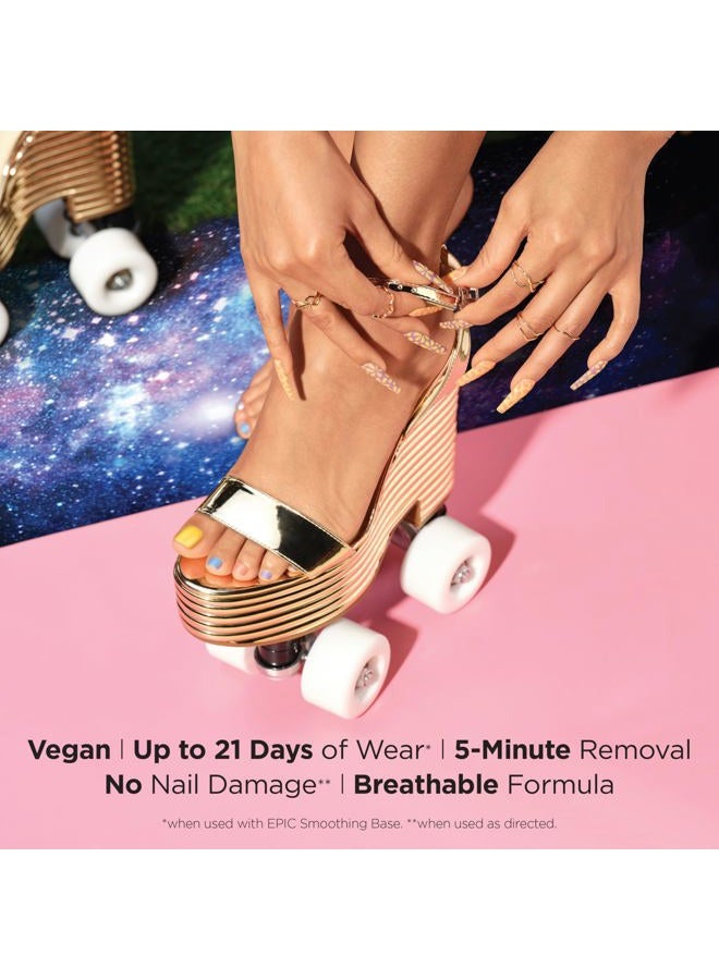 CND Shellac Gel Nail Polish, Long-lasting Nail Paint Color with Curve-hugging Brush, 121 Hot pop pink, 0.25 fl oz - Image 4