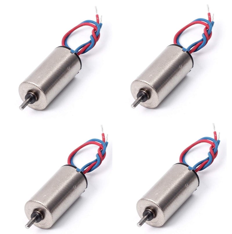 Invento 4pcs 3.7V 7x16mm 716 Micro Coreless High Speed 55000 RPM Motor Tiny Toy Drones - Image 4