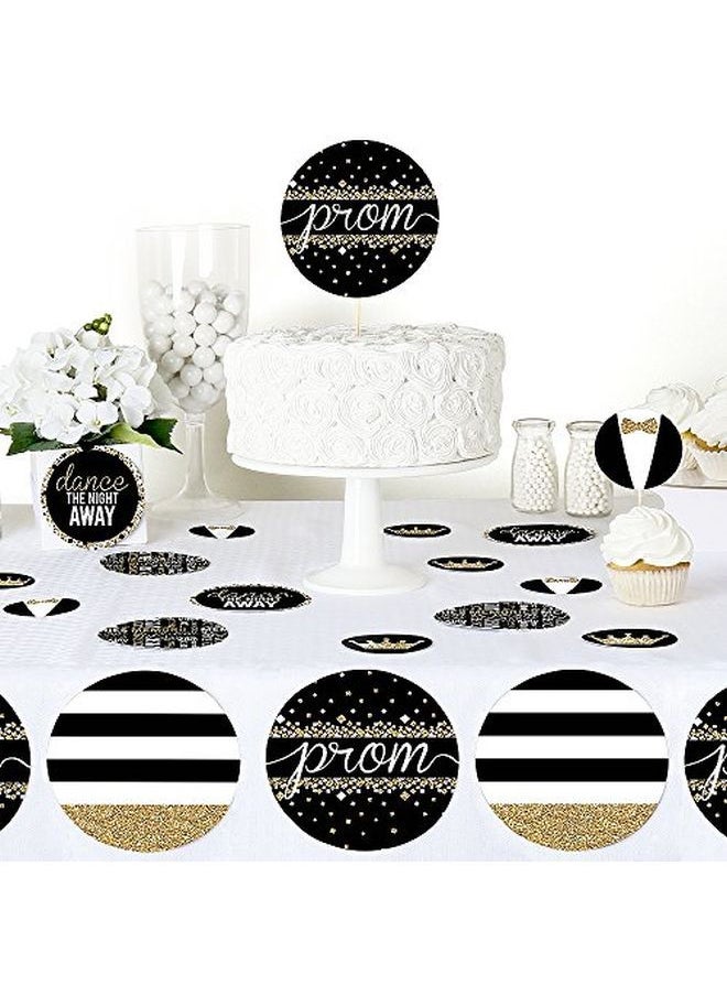 Big Dot of Happiness Prom Prom Night Giant Circle Confetti Party Decorations Large Confetti 27 Count  - Image 4