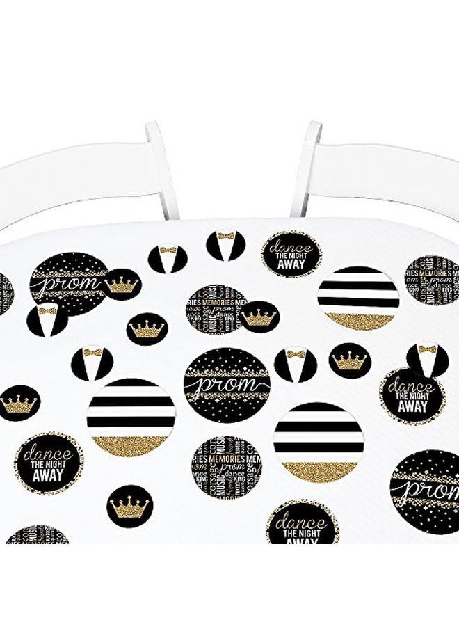 Big Dot of Happiness Prom Prom Night Giant Circle Confetti Party Decorations Large Confetti 27 Count  - Image 1