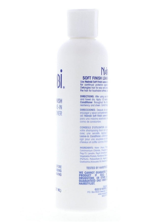 Nairobi Soft Finsh Leavein Conditioner 8 Ounce  - Image 5