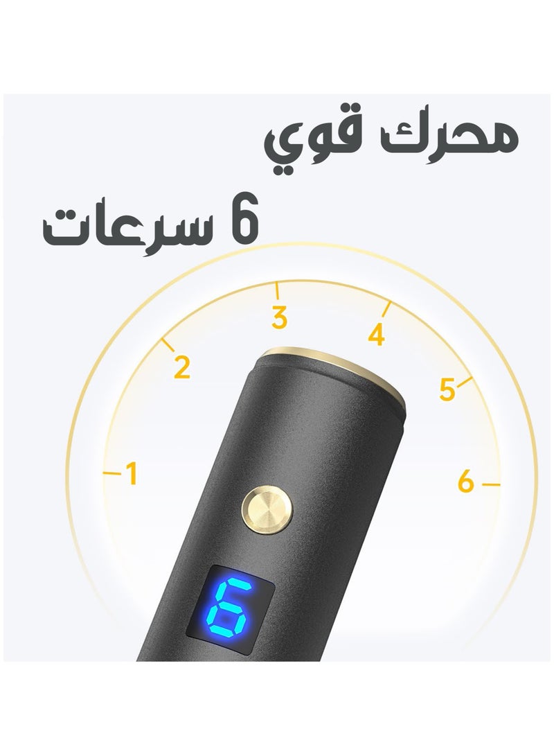 مستر بن جهاز ديرما بن الاصلي مستر بن A8S بلس - لاسلكي مع 22 قطعة رؤوس بديلة بأحجام مختلفة - للعناية بالبشرة والشعر - Image 5