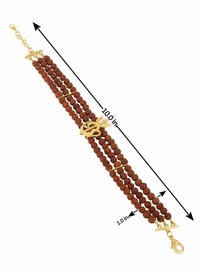 VOYLLA Stylish Mahadev Trident & OM Bracelet  - Image 4
