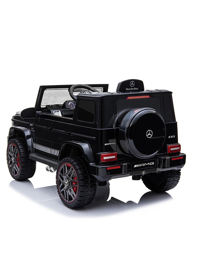 FACTUAL TOYS Mercedes Benz G63 Electric car Eva Tyre/Leather seat - Black (12V)  - Image 3