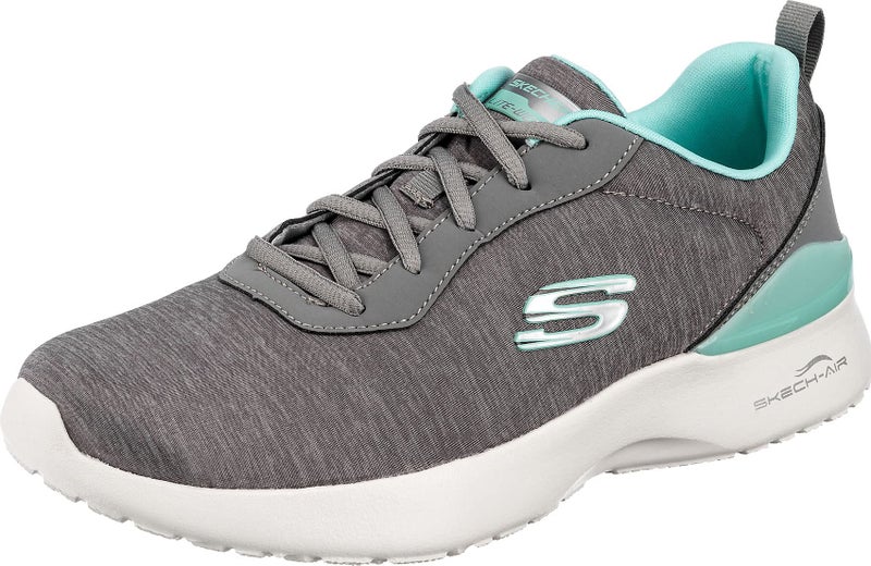 Skechers Womens Skech-Air Dynamight-Paradise Gymn Sneaker - 2 UK (5 Us) (149344), Grey - Image 1