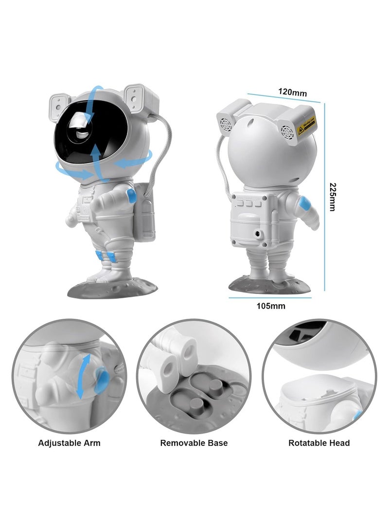 Astronaut Star Projector, Night Light Projector for Kids 7 Galaxy Lighting Ceiling Stars, 360°Adjustable Remote Control Space Projector for Bedroom, Nursery and Childrens Room - Image 3