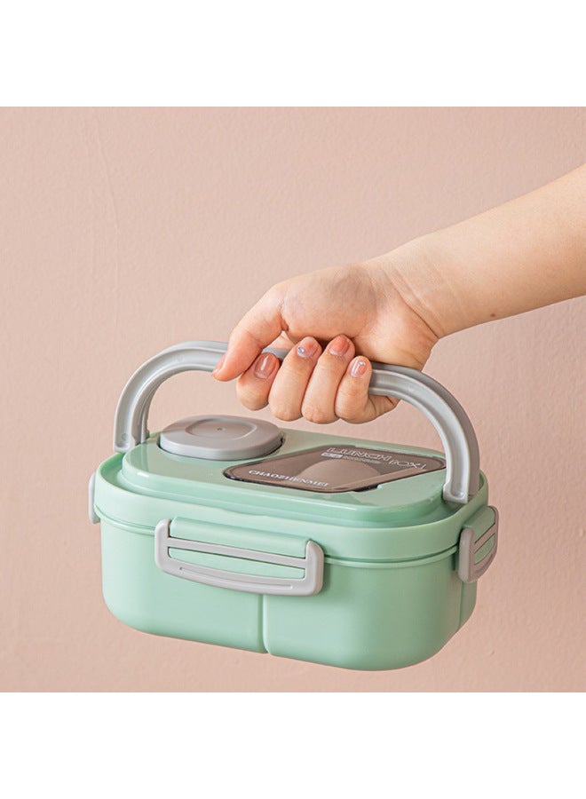 Daily Use Kitchen Utensils/freshness Preservation Box Lunch Box/freshness Preservation Box Lunch-Specifications:1200ml White [lunch Box + Cup + Bag]  - Image 3