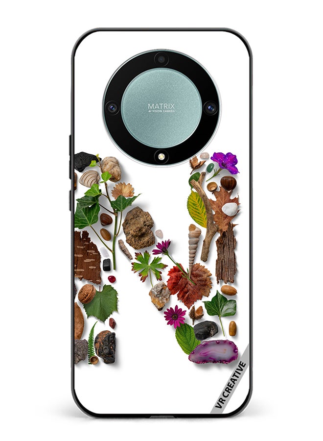 VR CREATIVE Protective Case Cover For Honor X9b Alphabet N Design Multicolour - Image 1