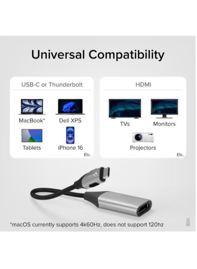 HDMI to USB-C Audio & Video Adapter, Supports Up to 8K (7680 × 4320) Resolution for Compatible USB-C Displays - Image 3