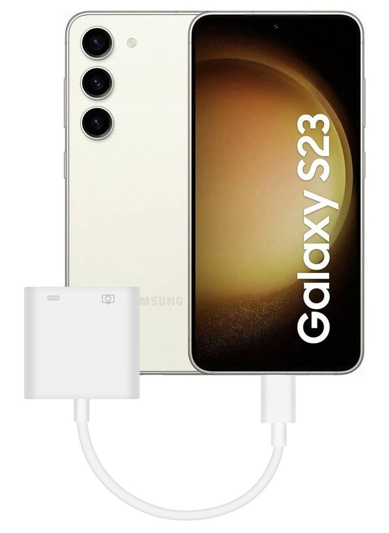 (For Samsung Galaxy S23) USB-C Camera Adapter Plug and Play 3.0 OTG Adapter with Charging Port Support Card Reader, USB Flash Drive, Keyboard and Mouse  - Image 1