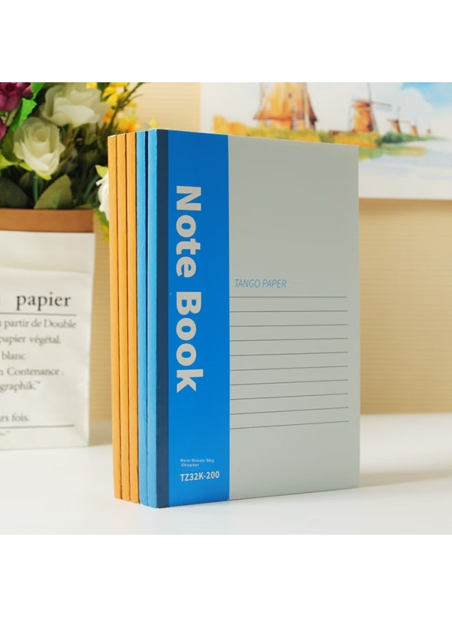 Tango A4 Soft Notebook, Journal, Diary, Office Meeting Book, Writing Notebook, Error Correction And Practice Book, 30 Sheets/5 Books Mixed Colors, Study Supplies - Image 4
