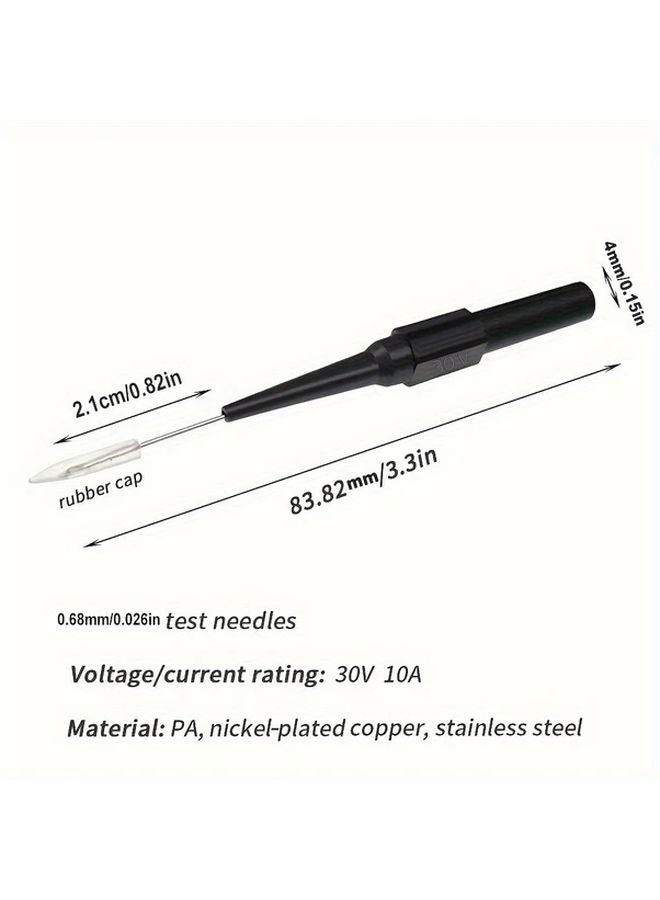 Red Black 4 Piece Set 0 7mm Test Probe 4mm Banana Socket For Multimeter Car Diagnosis - Image 3