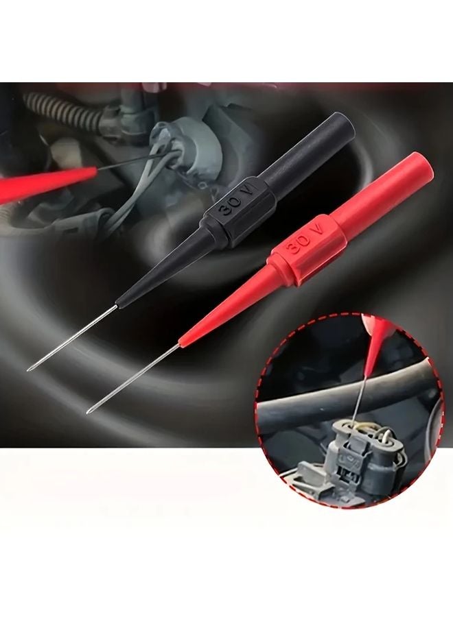 Red Black 4 Piece Set 0 7mm Test Probe 4mm Banana Socket For Multimeter Car Diagnosis - Image 2