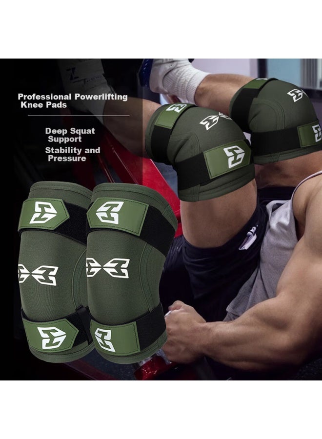 Gingpai Sport Knee Brace For Men, Squat Equipment Training, Compression Strength Leg Exercises, Hercules Leg Straps, Hoku Green, Xxl Size