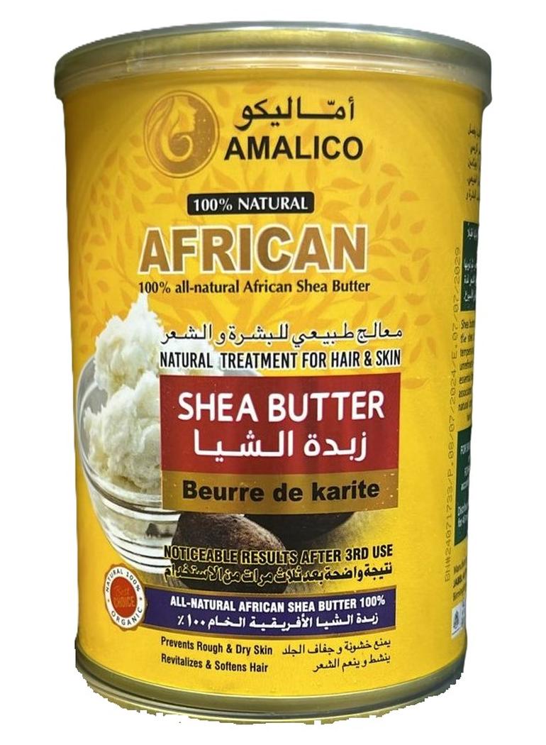 AMALICO African Shea Butter Natural Treatment For Hair And Skin 400 ML