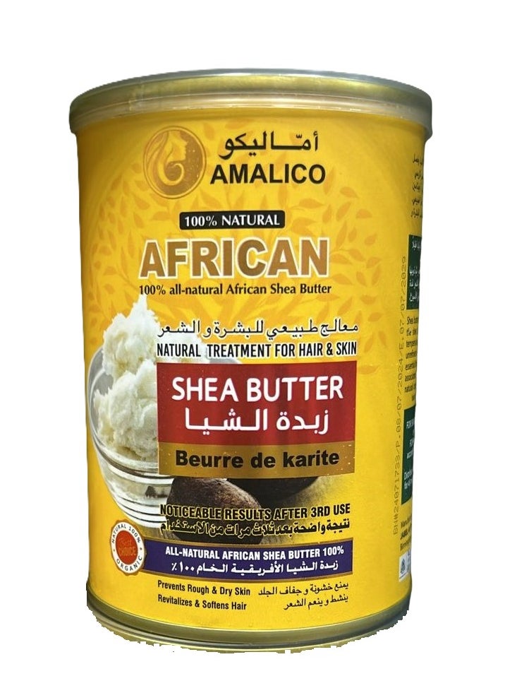AMALICO - African Shea Butter Natural Treatment For Hair And Skin 400 ML - Image 1