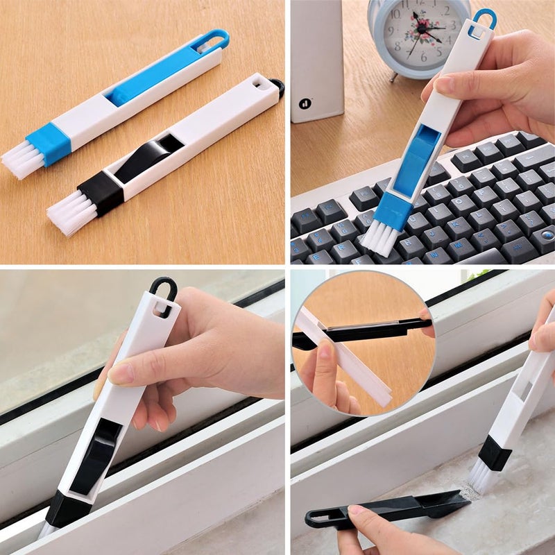 CRAFNEW 12Pcs Groove Gap Cleaning Tools Crevice Gap Cleaning BrushDoor Window Track Groove Corner Crevice Cleaning Brushes for Cleaning Window GroovesSliding Door TracksKeyboardslouverscar Vents - Image 5