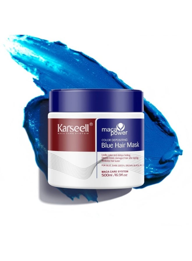 Karseell قناع تلوين الشعر الأزرق كارسيل 500 مل - Image 1