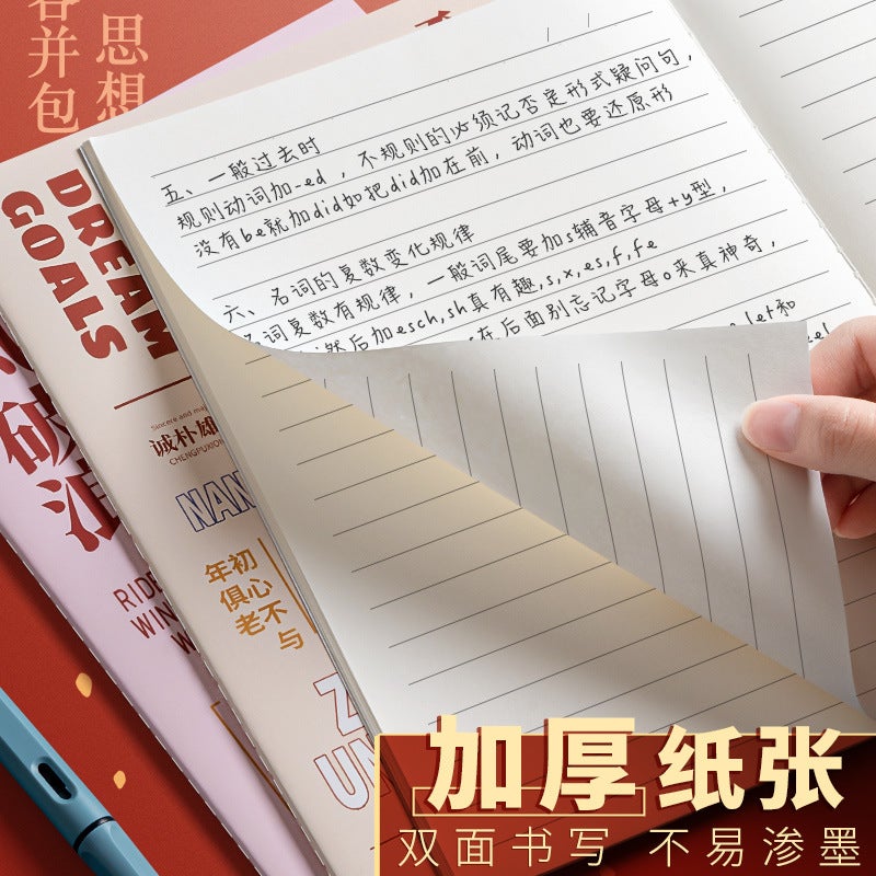 A5 Notebook Inspirational Car Line Notebook High-Value Student B5 Horizontal Line Notebook Student Reward Notepad - Image 3