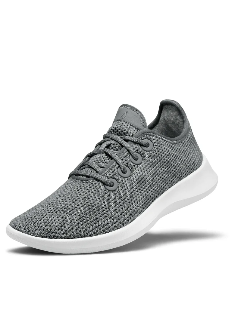 اول بيردز Women's Tree Runner - Mist (White Sole)