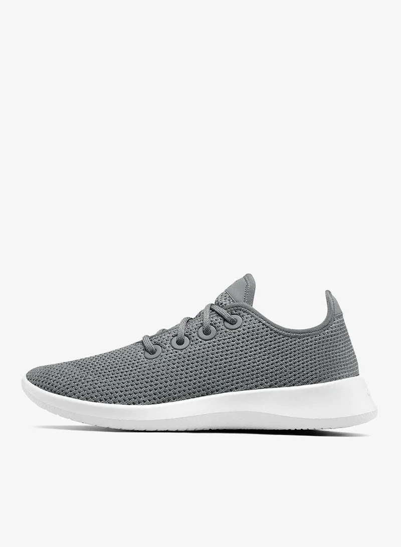 اول بيردز Women's Tree Runner - Mist (White Sole)