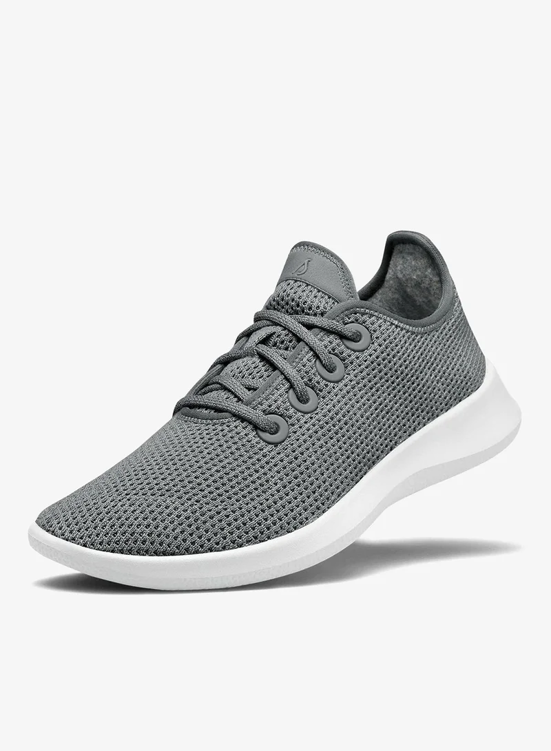 اول بيردز Women's Tree Runner - Mist (White Sole)