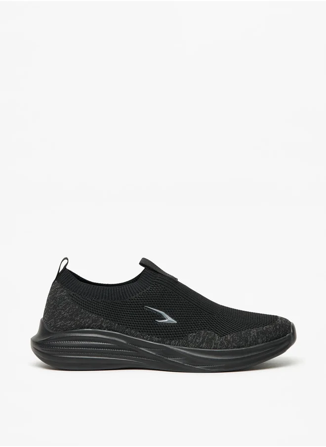 Dash Mens Textured Slip-On Sports Shoes