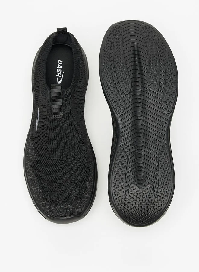 Dash Mens Textured Slip-On Sports Shoes