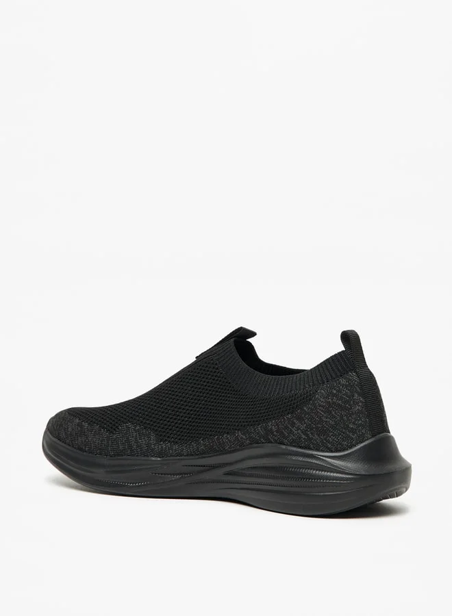 Dash Mens Textured Slip-On Sports Shoes