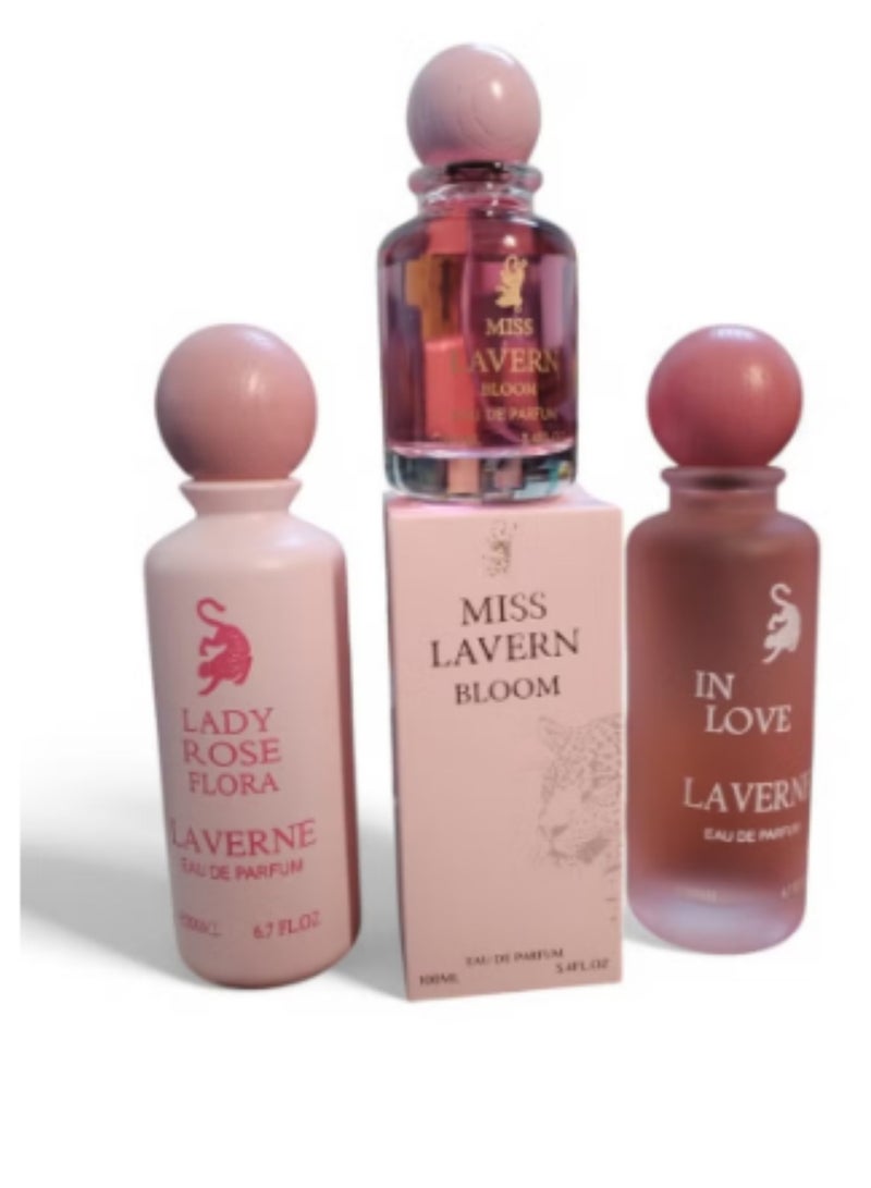 Laverne LAVERNE IN LOVE AND LADY ROSE FLORA AND MISS LAVERN 200+200+100ML 