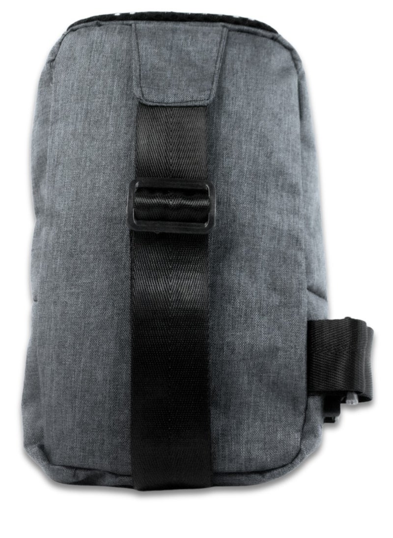 Casual Cross Bag - USB - Grey